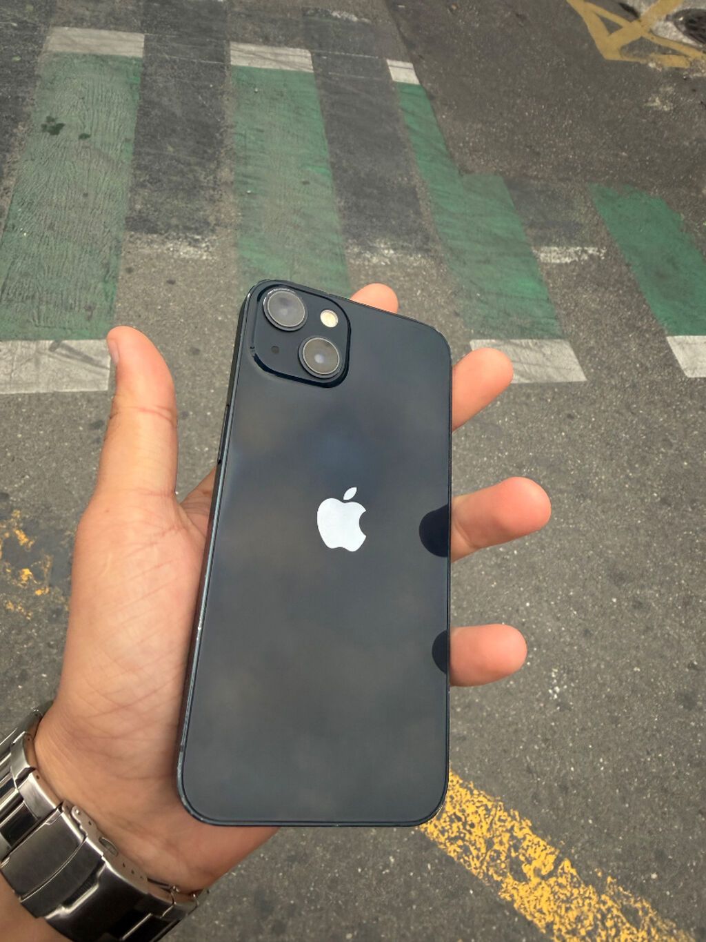 IPhone 13, 128 GB, Midnight, Zəmanət, Face ID — Apple iPhone, Bakı (3)