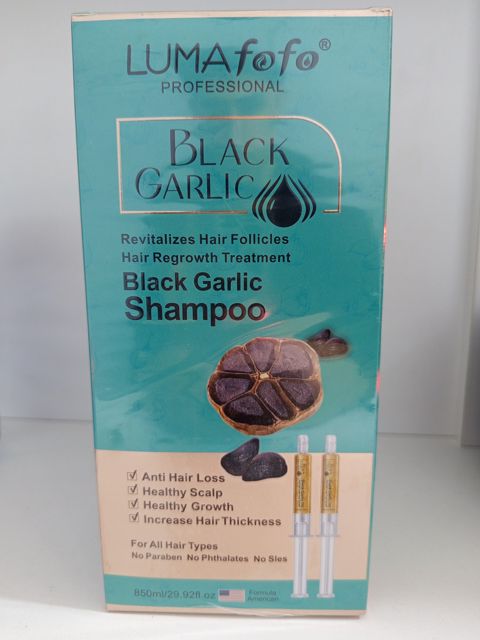 Saçlar üçün şampun Luma Fofo Black Garlic, 850 ml — Bakı