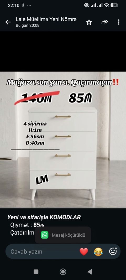 Siyirməli, Güzgüsüz, Azərbaycan, Ödənişli quraşdırma, Zəmanətsiz, Kredit yoxdur — Aişə Xanım
