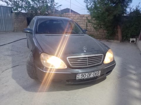 Mercedes S 320, 3.2 L, 2000 il, 128 000 km — Şirvan