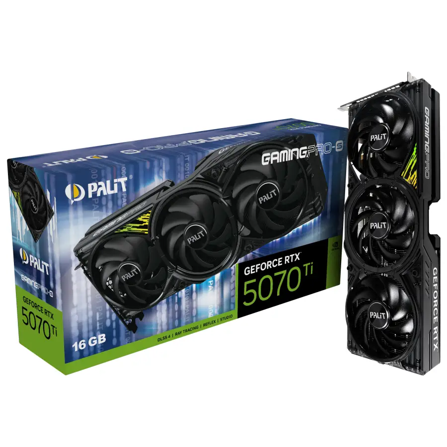 Palit GeForce RTX 5070 Ti GamingPro-S 16GB GDDR7 — Qrafik kartlar, Bakı (5)