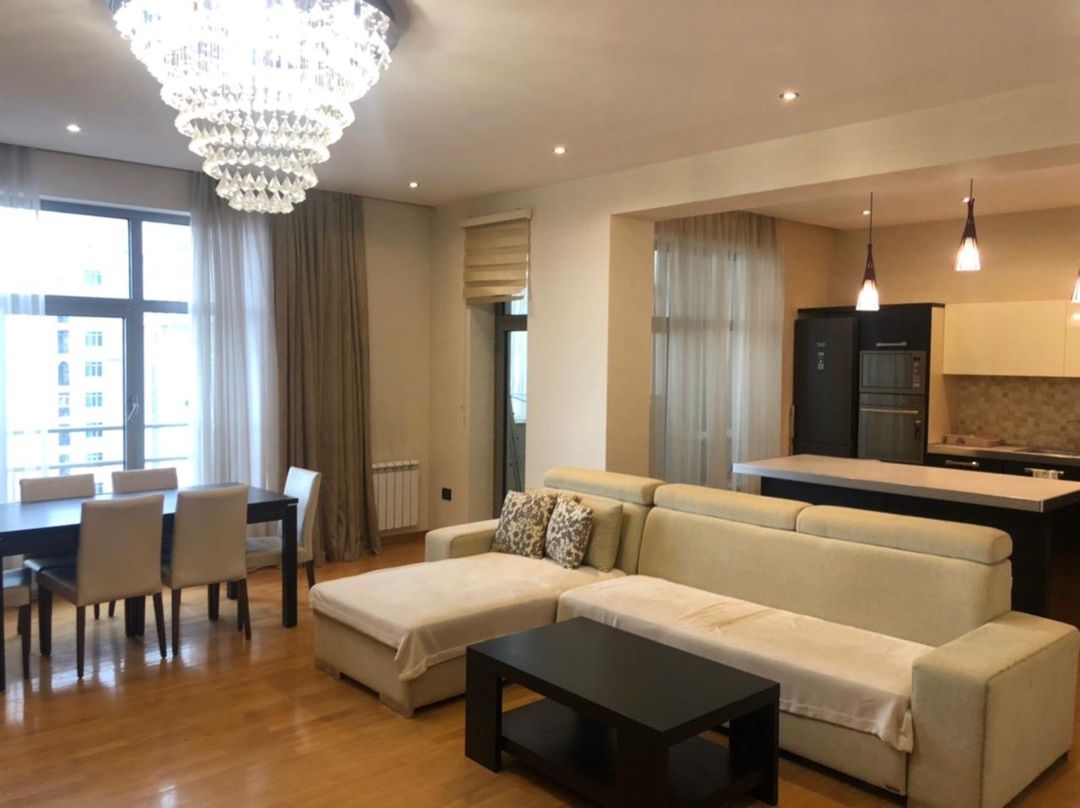 İcarəyə verilir 3 otaqlı yeni tikili 150 m² — Mənzil, Bakı (2)
