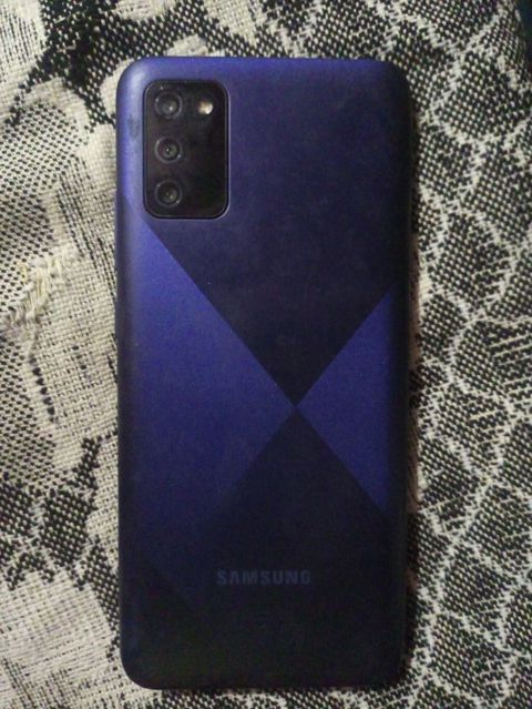 Samsung Galaxy A02 S, 4 GB, rəng - Mavi, Qırıq — Bakı