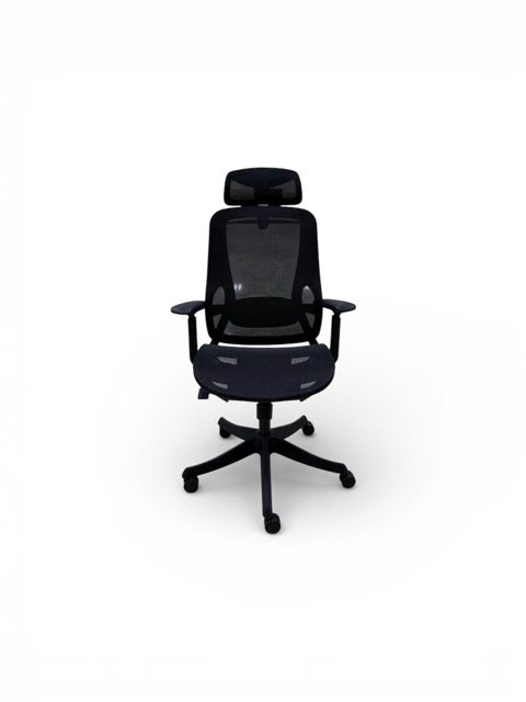 Ofis üçün kreslo 2935A, qara, tor — Bakı
