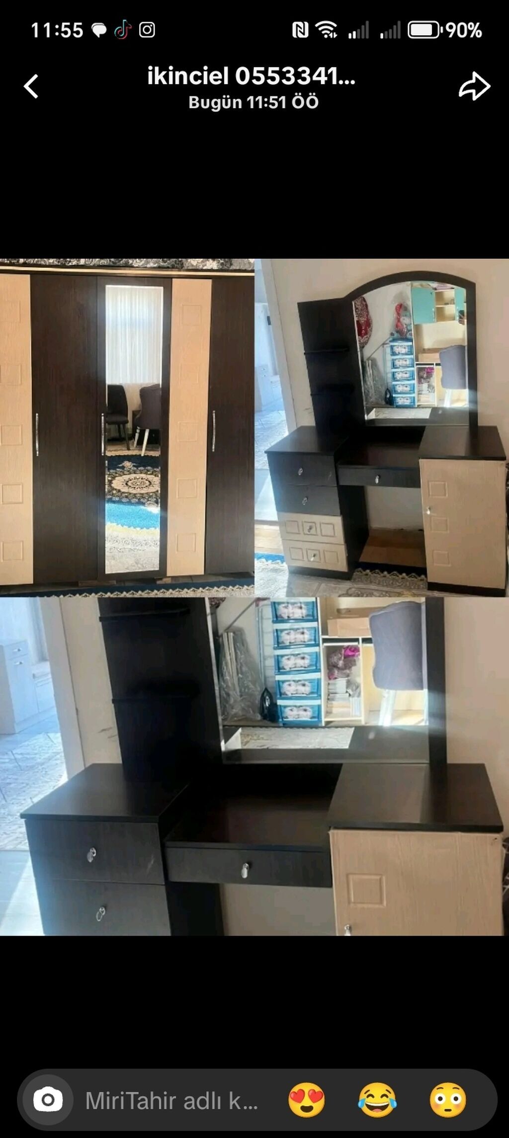 4 qapili dolab. 1 termo 160 azn unvan Xirdalan. Məti 2031 — Şkaflar, Digah (2)
