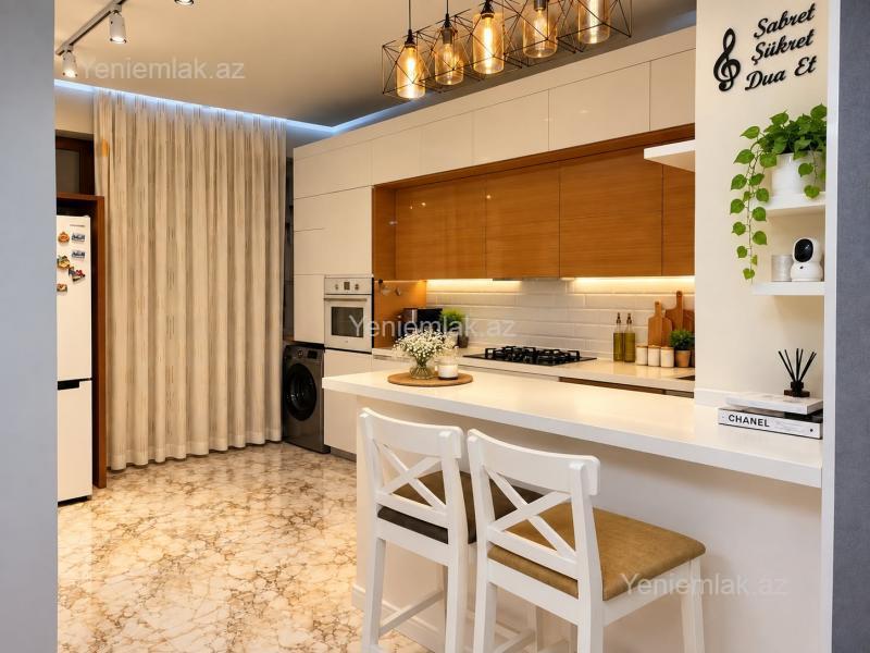 Satılır 2 otaqlı Bina evi menzil (Yeni tikili), 75.6 m², Nizami rayonu — Mənzil, Bakı (5)