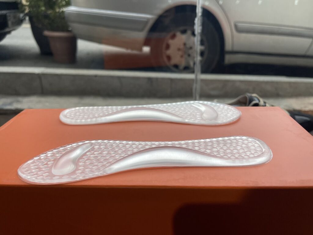 Gel ayaqqabı içliyi – şəffaf, yastıqlar və qabarıq masaj nöqtələri ilə — Geyim və ayakkabı qulluğu, Bakı (3)