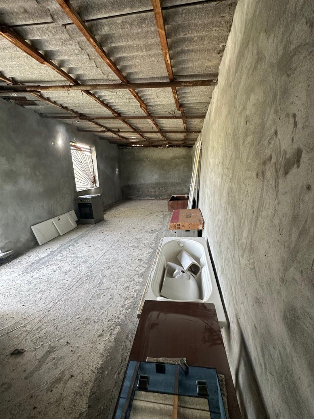 Mingəçevir şəhəri. Qres qəsəbəsi. yolun qiraqi. Pojarniyle üzbü -üz — Garaj, Mingəçevir (4)