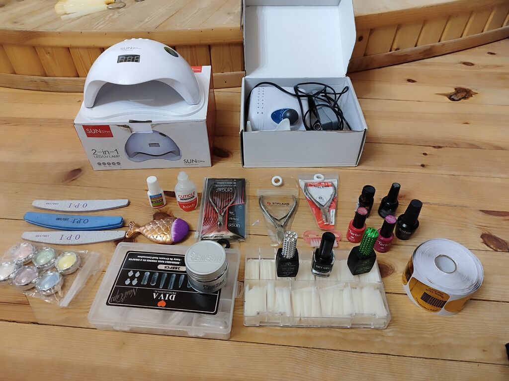 Manikür və gel-lak üçün tam professional dəst Komplektin tərkibi — Dırnaq və ayak qayğısı, Digah (3)