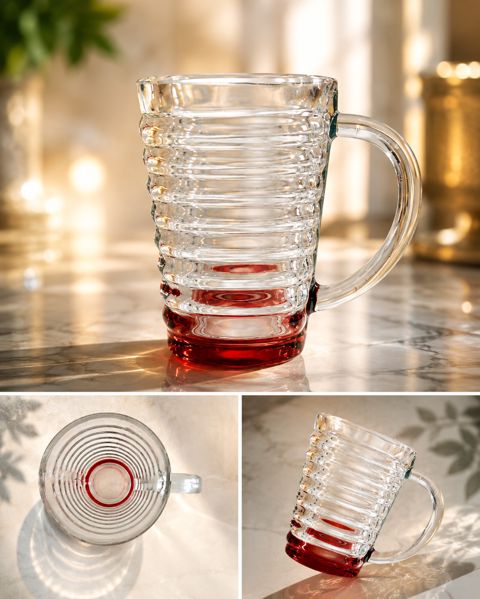 Krujka SS358, 200 ml, şüşə, şəffaf — Bakı