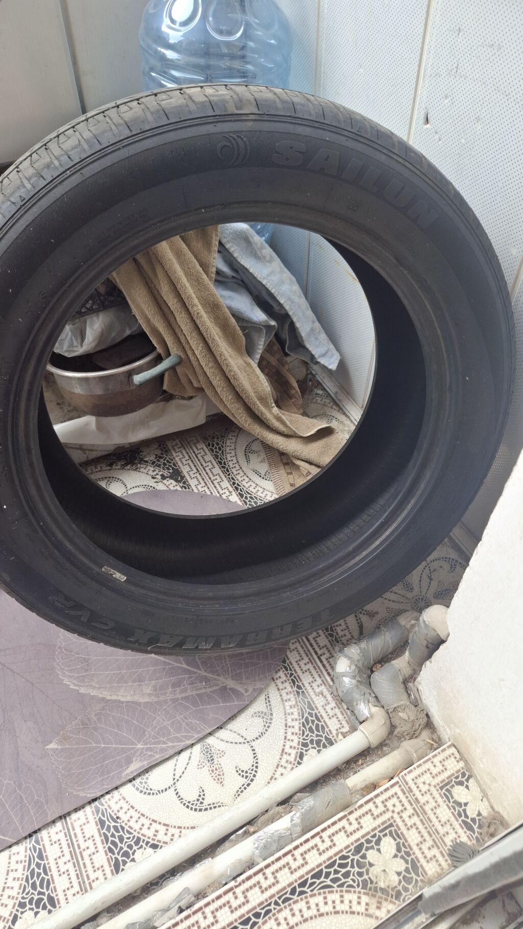 Sailun 235 55 R19 Tekeri 3 eded normal vezyete isdifadeye yararli az — Şinlər, Bakı (4)