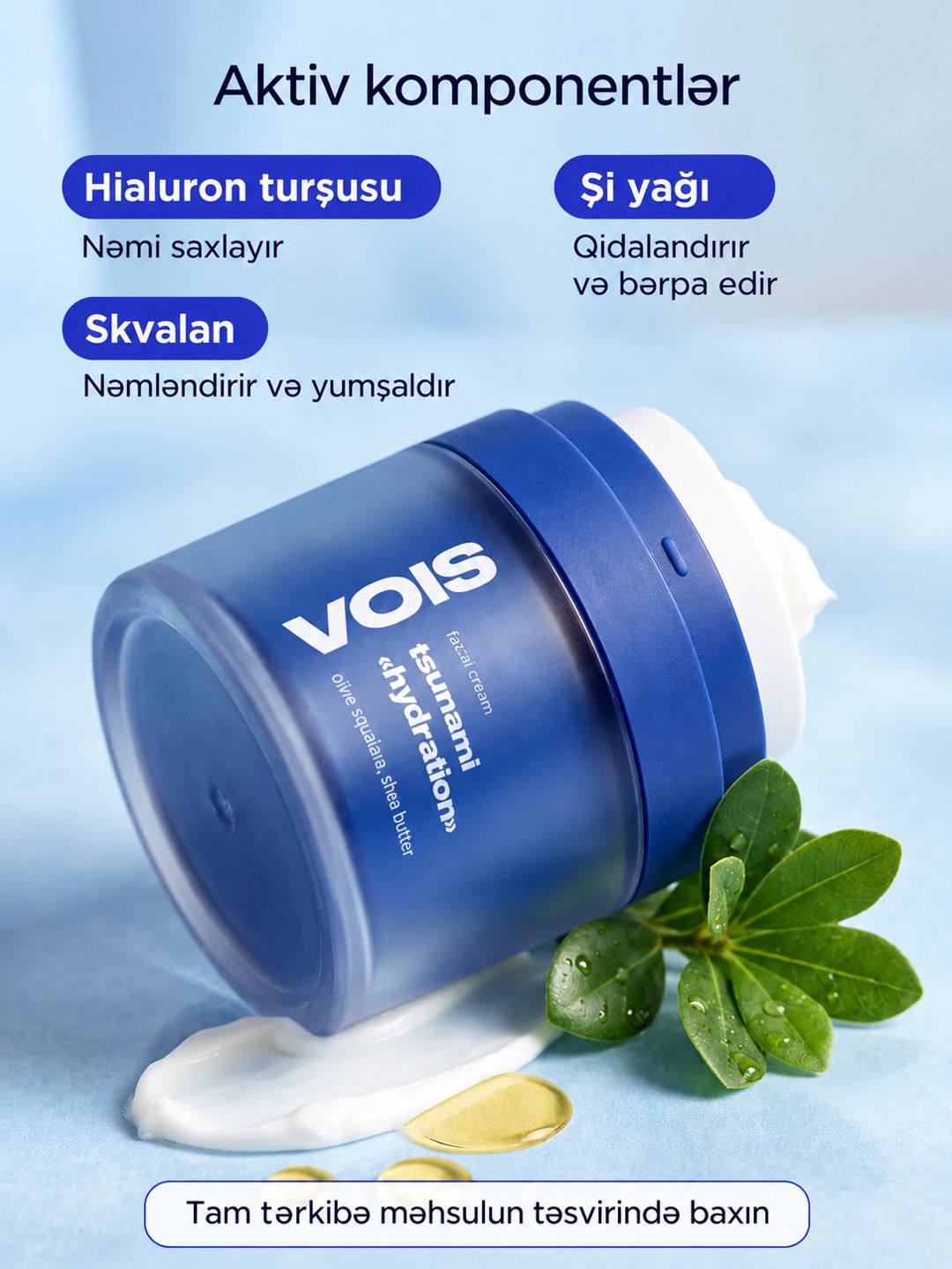 Üz üçün krem Vois Tsunami hydration, 50 ml — Mallar, Bakı (2)