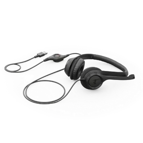Logitech Corded USB Headset H390 - Emea (981-000406) — Klaviaturalar və siçanlar, Bakı