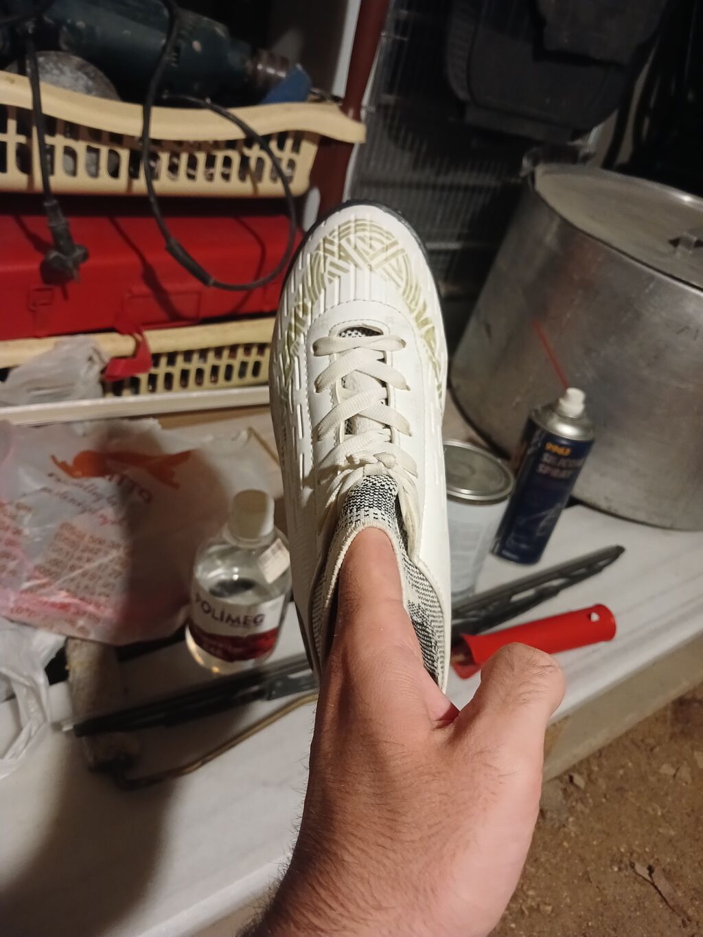 Rəng - Ağ Krossovkalar, Adidas, Ölçü: 33, Oğlan üçün — Uşaq ayakkabısı, Bakı (4)