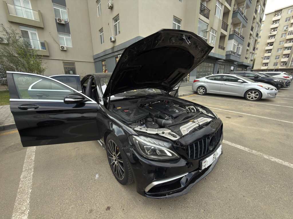 Mercedes C 180, 1.6 L, 2015 il, 258 000 km — Avtomobillər, Bakı (6)