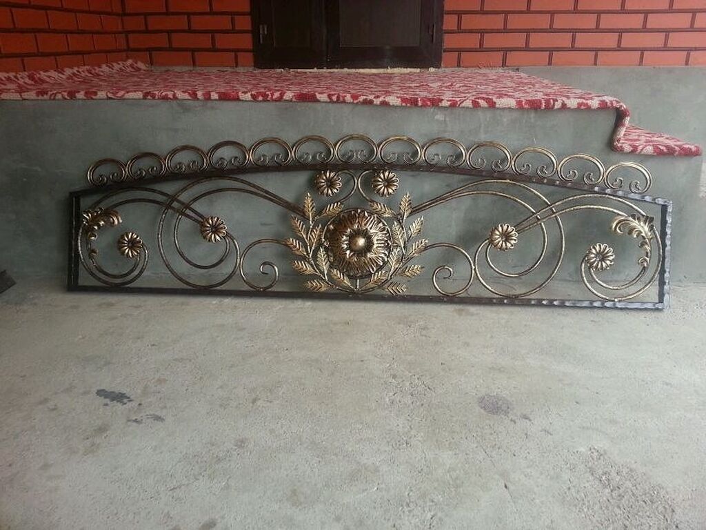 Balkon məhəccəri, Dəmir — Pəncərələr, qapılar, balkonlar, Sumqayıt (10)