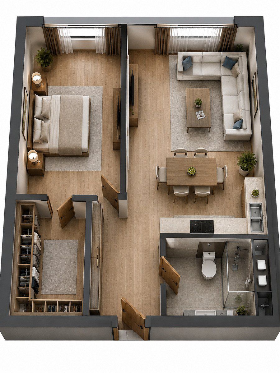 Satılır 2 otaqlı yeni tikili 92 m² — Mənzil, Bakı (4)