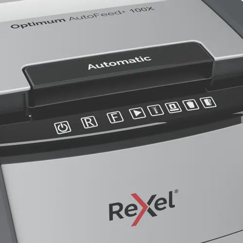 Rexel Optimum AutoFeed+ 100X Automatic Cross Cut Paper Shredder (2020100XEU) — Ofis malları, Bakı (4)