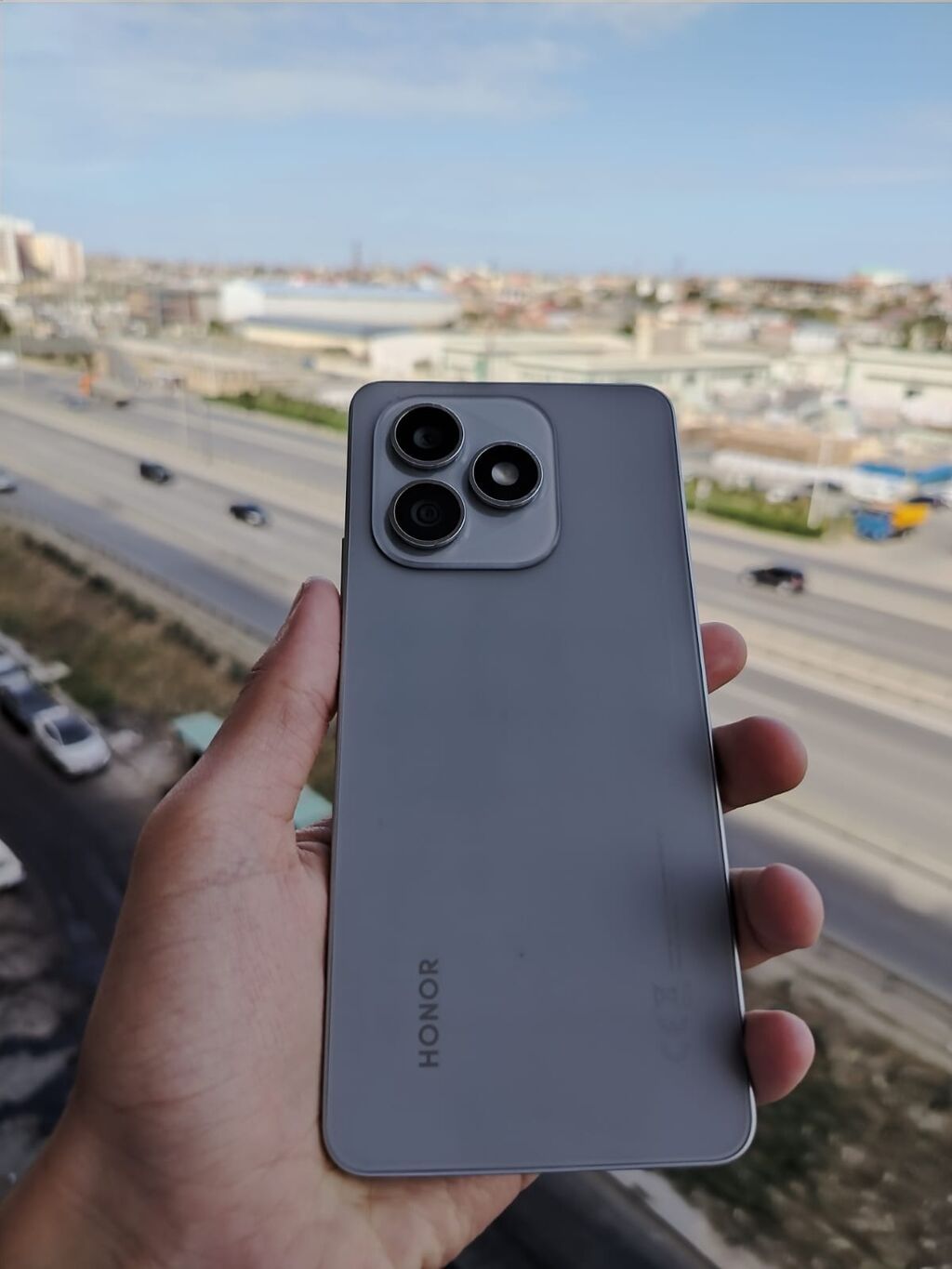 Honor X8c, 256 GB, rəng - Boz, Barmaq izi — Honor, Masazır (3)