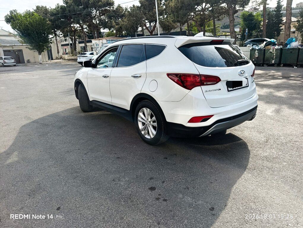 Hyundai Santa Fe, 2.0 L, 2017 il, 137 000 km — Avtomobillər, Bakı (6)