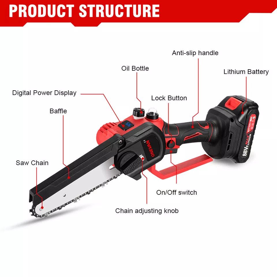 Elektrik mişar Jiapu 8inc 48V — Mallar, Bakı (3)