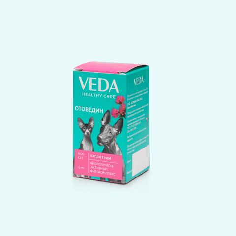 itlər və pişiklər üçün qulaq damcısı, Veda 15 ml — Bakı
