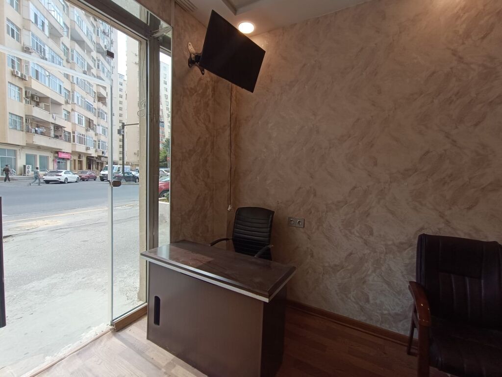 Ofis üçün tam mebel dəsti Tərkibi: - Böyük L formalı iş masası — Ofis mebeli, Gəncə (5)
