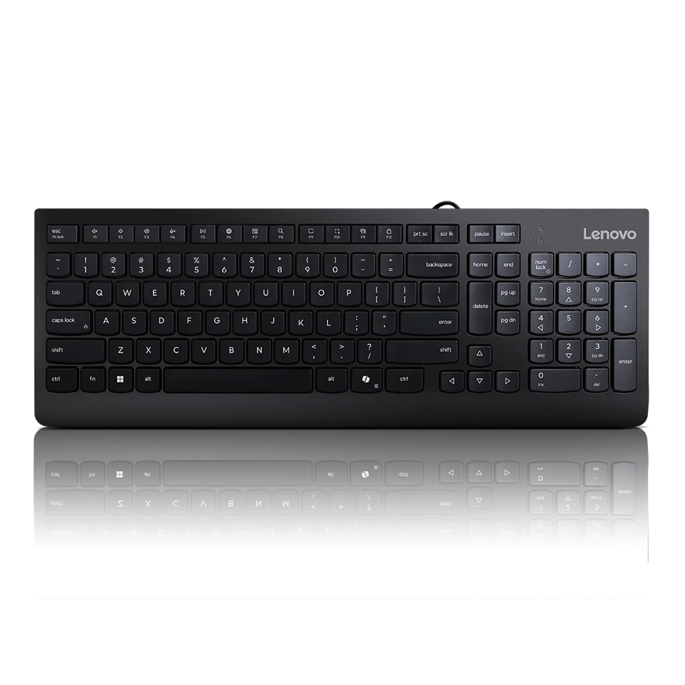 Lenovo 300 USB Keyboard Russian/Cyrillic (GX30M39684) — Veb kameralar, Bakı