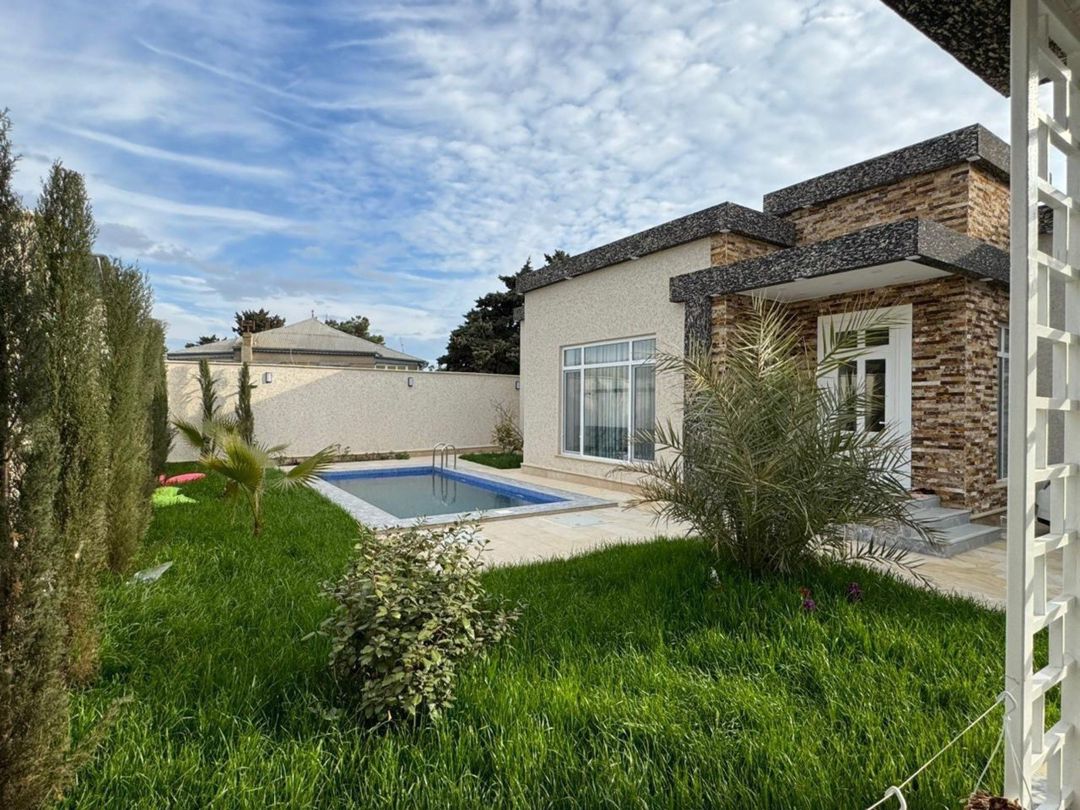 Satılır 3 otaqlı həyət evi/bağ evi 200 m² — Ev, villa, Bakı (4)