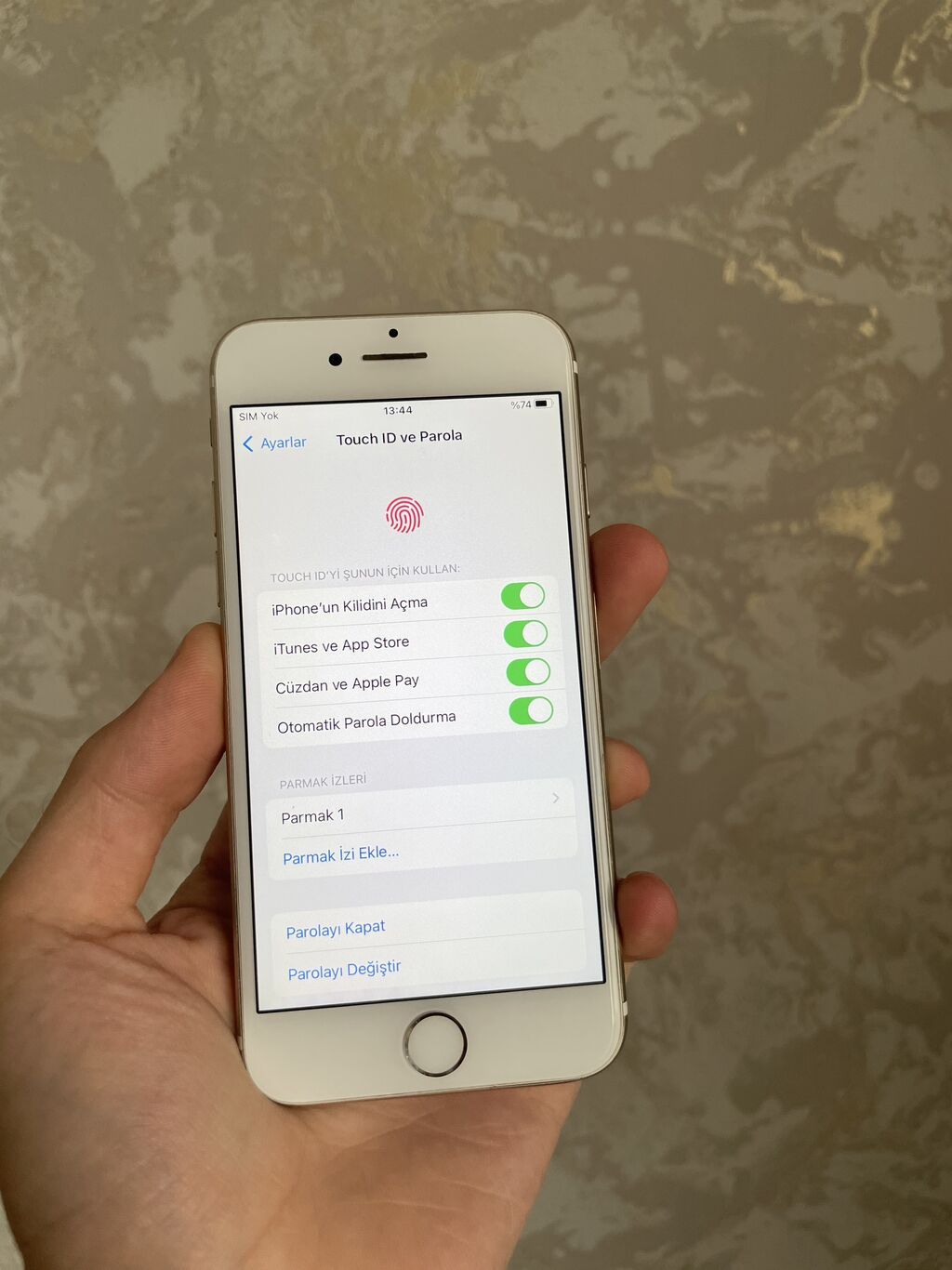 IPhone 7, 128 GB, Qızılı, Barmaq izi — Apple iPhone, Bakı (4)