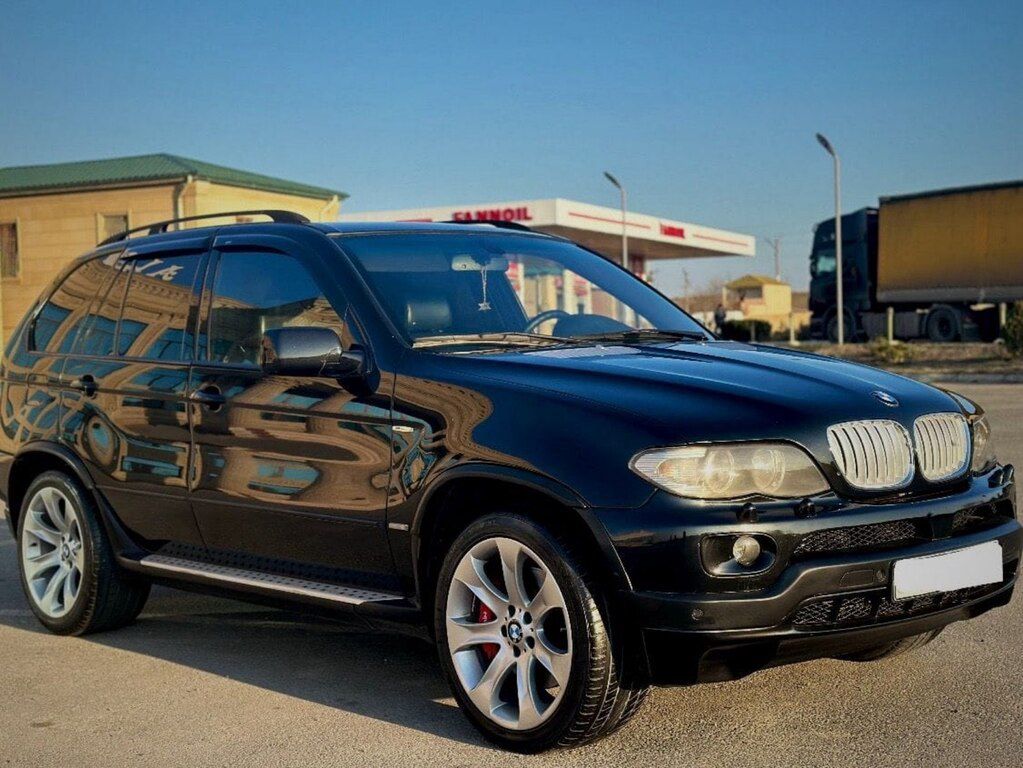 BMW X5, 4.4 L, 2003 il, 370 000 km — Avtomobillər, Bakı (3)