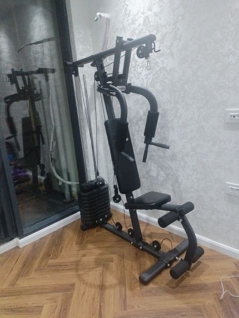 Çoxfunksiyalı ev üçün trenajor stansiyası - Çəki bloku ilə kabel — Bakı