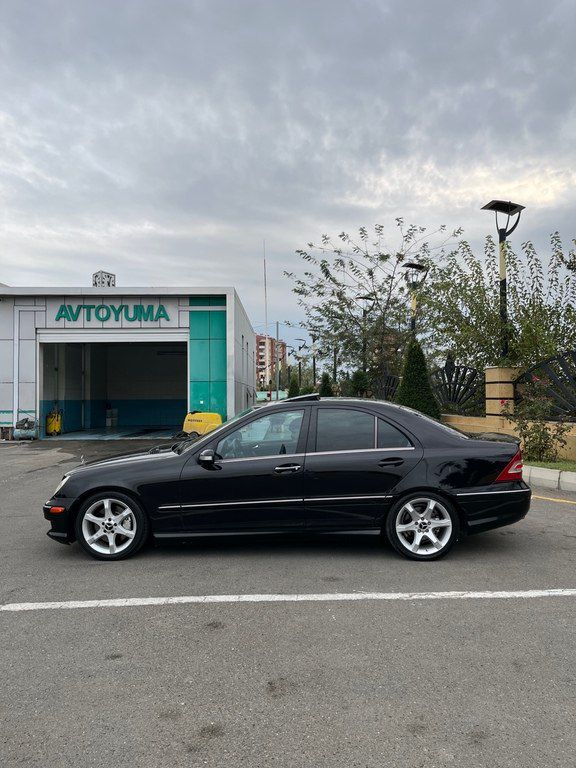 Mercedes C 230, 2.5 L, 2007 il, 249 000 km — Avtomobillər, Mingəçevir (8)