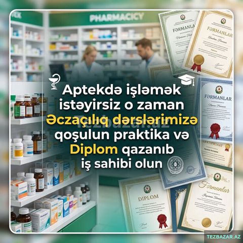 Əczaçılıq Kursu Praktik Tədrislə — Bakı