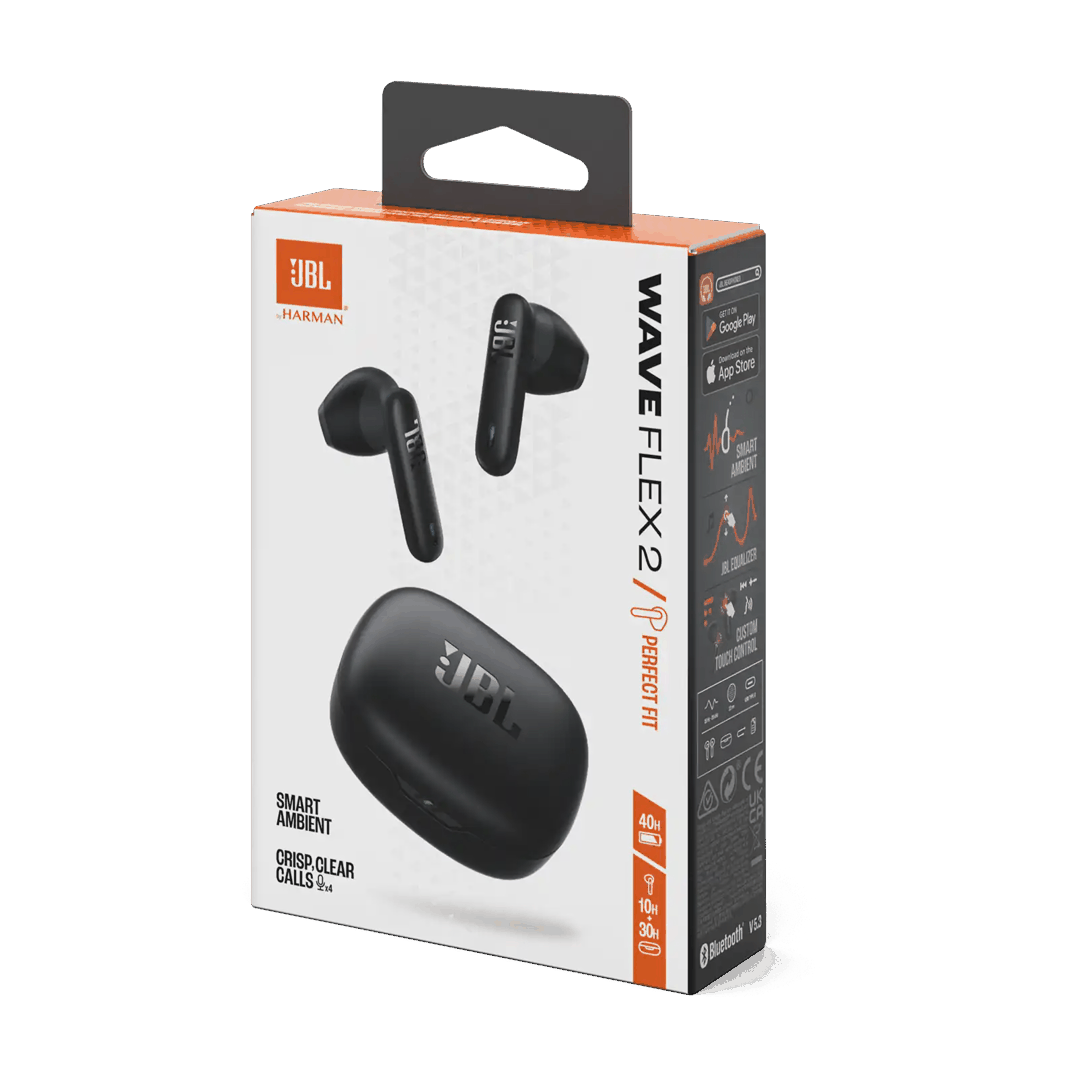 JBL Wave Flex 2 Black — Simsiz qulaqlıqlar, Bakı (6)