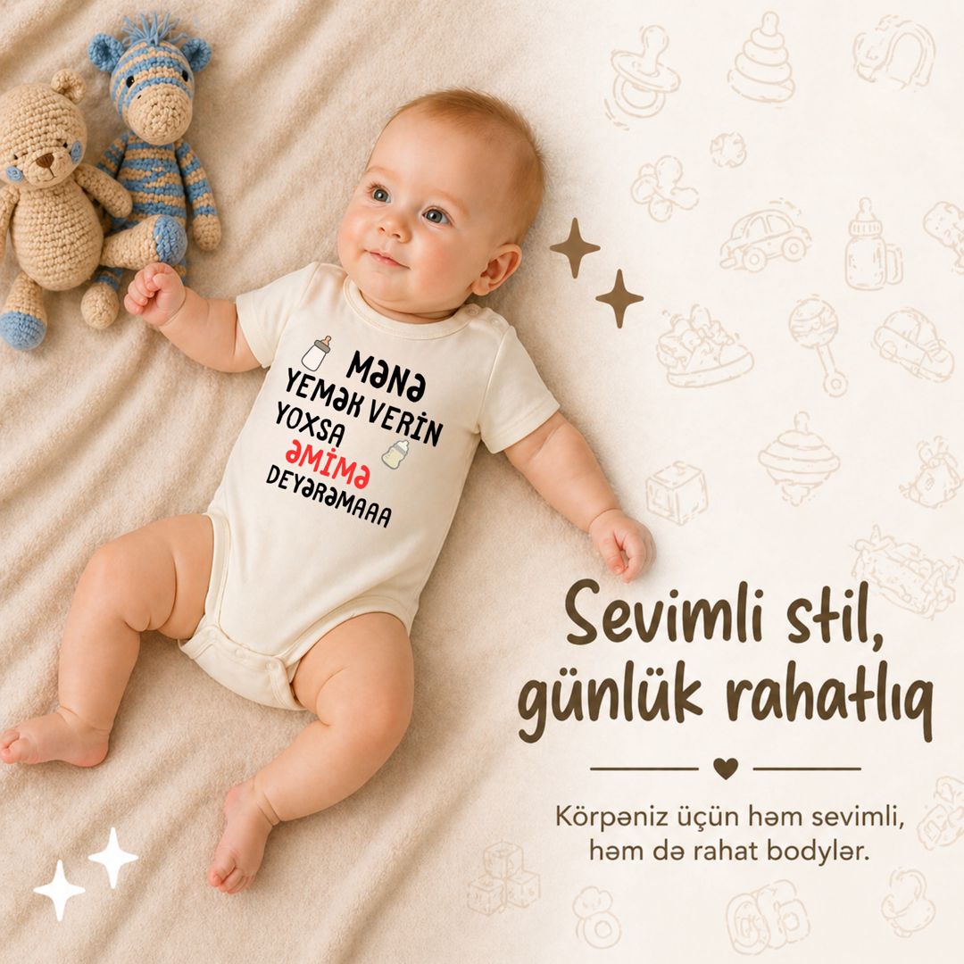 Yenidoğulmuş üçün bodi 12372, pambıq, ağ, yaş 0-3 ay — Mallar, Bakı (3)