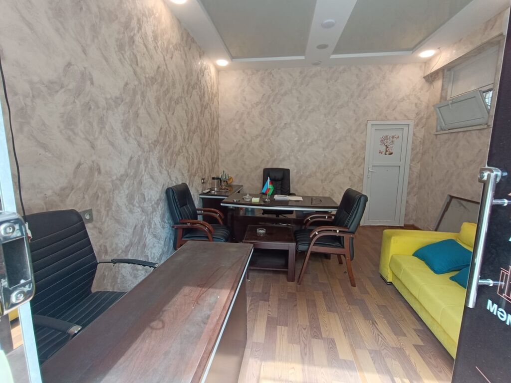 Ofis üçün tam mebel dəsti Tərkibi: - Böyük L formalı iş masası — Ofis mebeli, Gəncə (9)