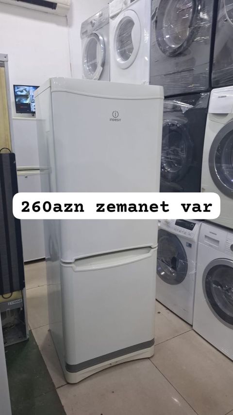 Indesit iki qapılı soyuducu - Brend: Indesit - Rəng: ağ - Yuxarıda — Bakı