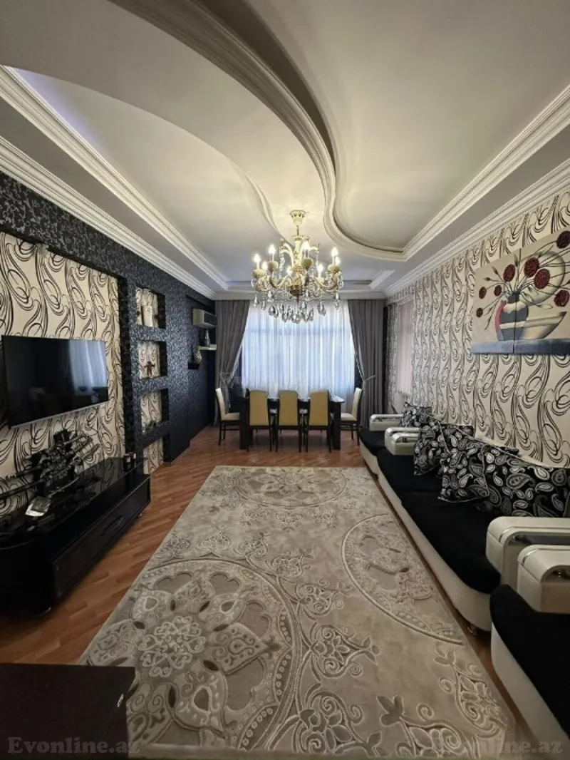 Satılır 3 otaqlı Mənzil Yeni tikili 96 m² Bakı, Yasamal r., İnşaatçılar m., Yeni Yasamal — Bakı
