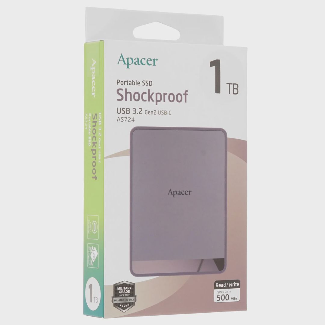 Portable SSD AS724 / 1TB / USB 3.2 Gen 2 / Mauve — USB fləş yaddaş, Bakı