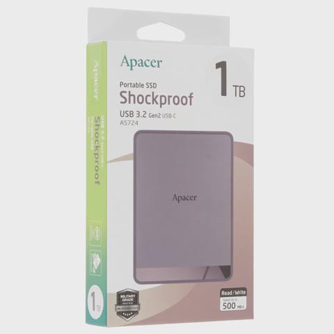 Portable SSD AS724 / 1TB / USB 3.2 Gen 2 / Mauve — USB Flash Drives