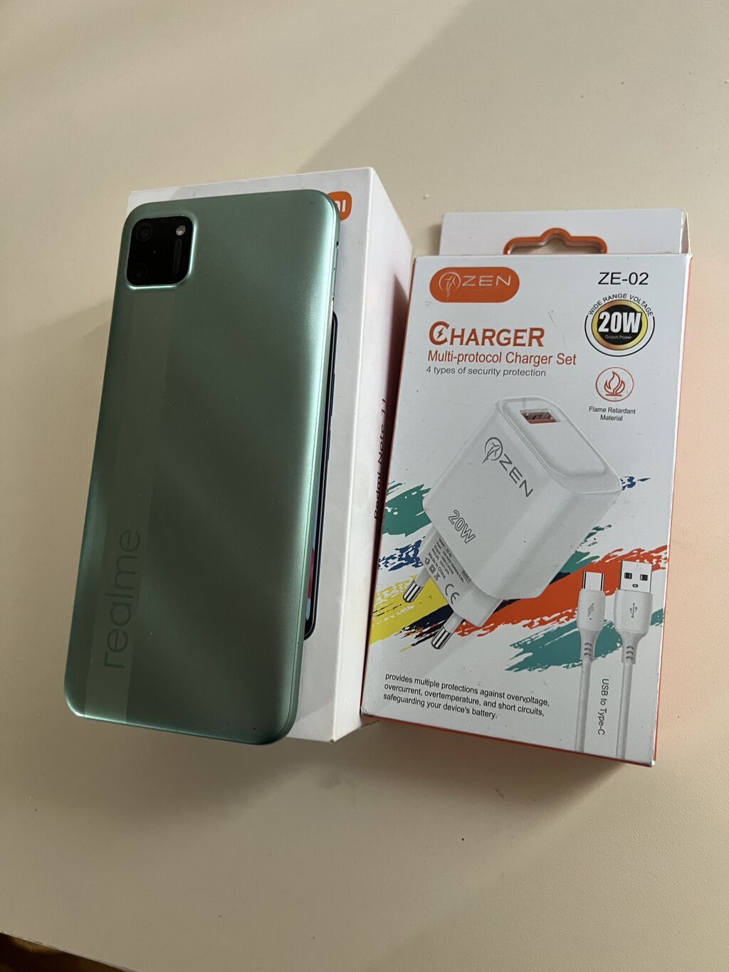 Realme C11 (2021), 32 GB, rəng - Yaşıl, Sensor — Realme, Bakı (8)