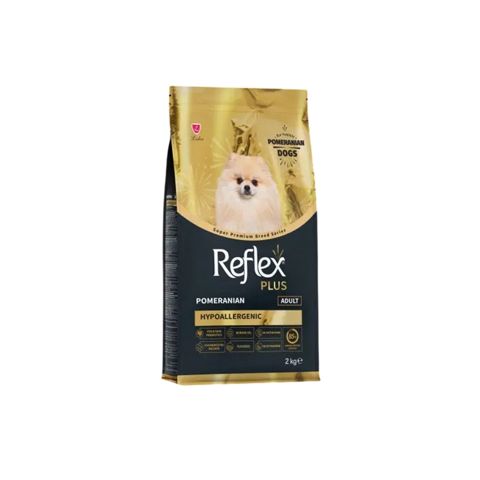 Quru yem Reflex Plus Pomeranian Hypoallergenic Adult yetkin pomeran şpits cinsli itlər üçün 2 kq — Bakı