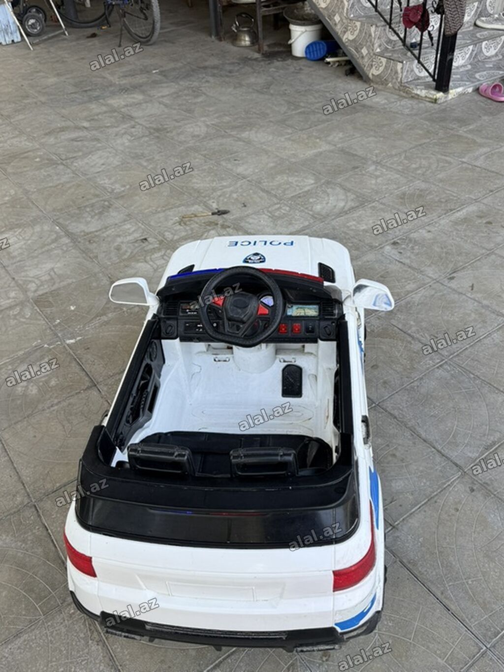 Uşaq üçün elektrikli polis avtomobili – Ride-on Xüsusiyyətlər — Mallar, Sumqayıt (2)
