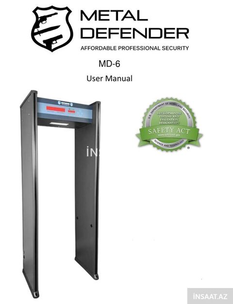 Qapi tipli metal detektor Hs-6m — Bakı