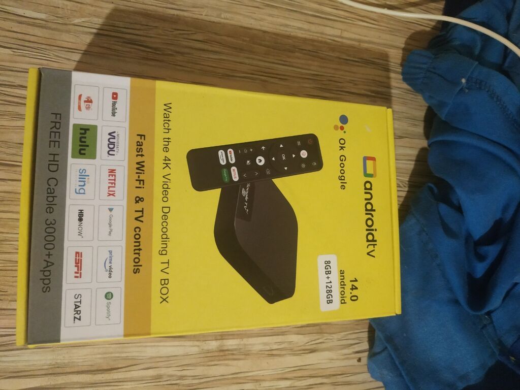 Android TV Box – 4K Video Decoding, Google TV funksiyaları — TV qabları və media pleyer, Digah (2)