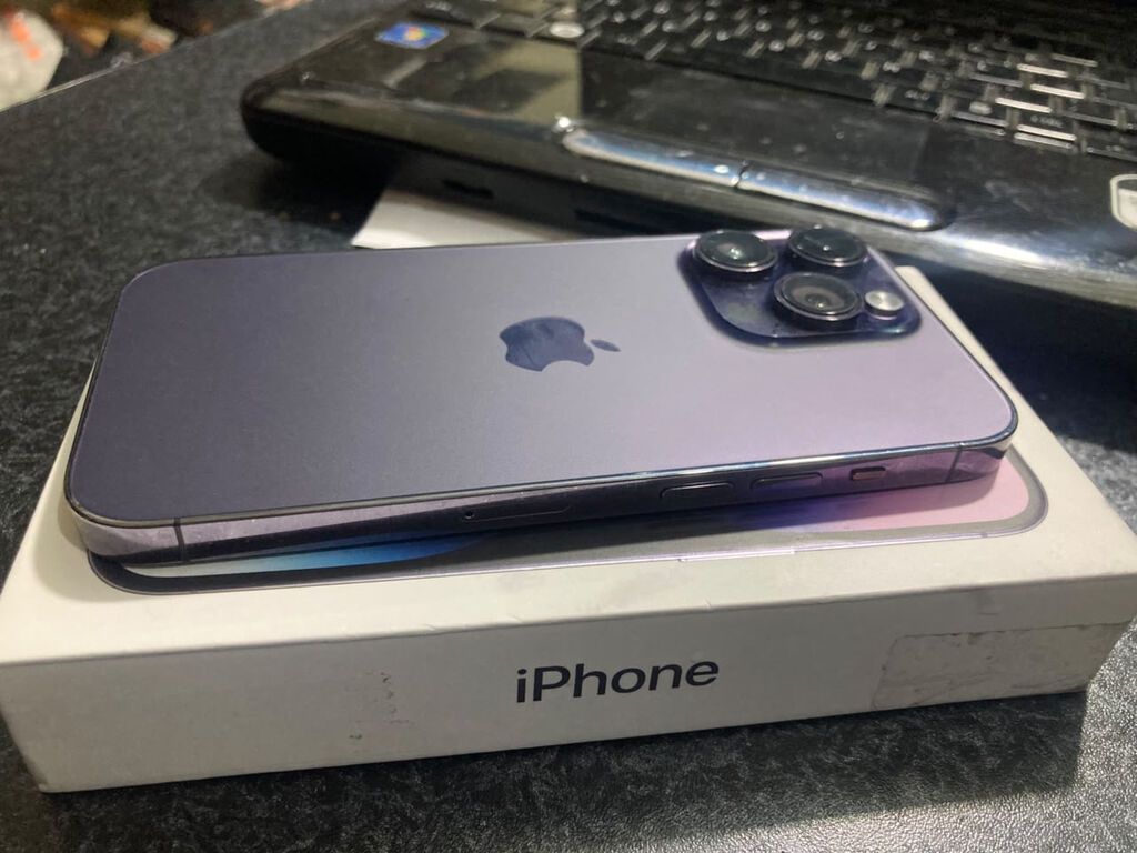 IPhone 14 Pro, 128 GB, Deep Purple, Barmaq izi, Simsiz şarj, Face ID — Apple iPhone, Mingəçevir (3)