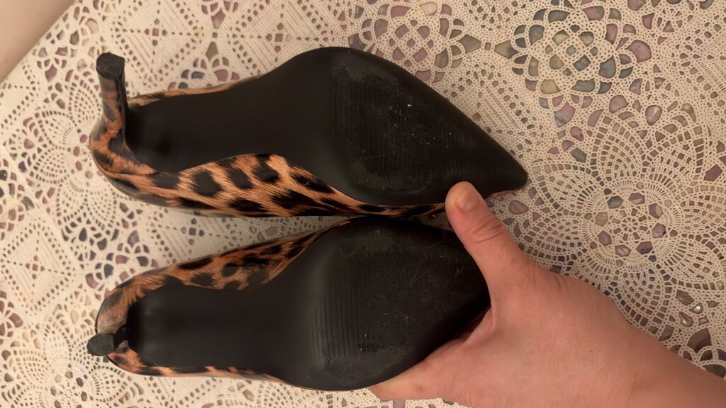 Leopard naxışlı qadın klassik tuflilər - Brend/Model: Daxildə — Tufl, Bakı (4)