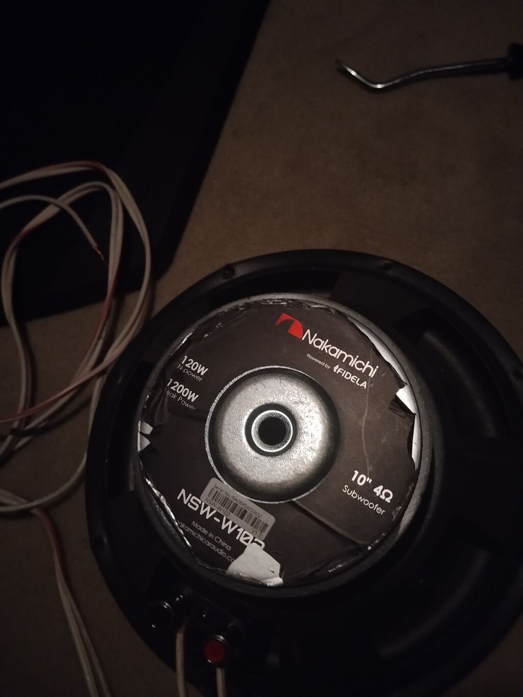 Nakamichi NSW-W12D avtomobil sabvuferi hec bir problemi yoxdur — Avtomobil akustikası, Sumqayıt (2)