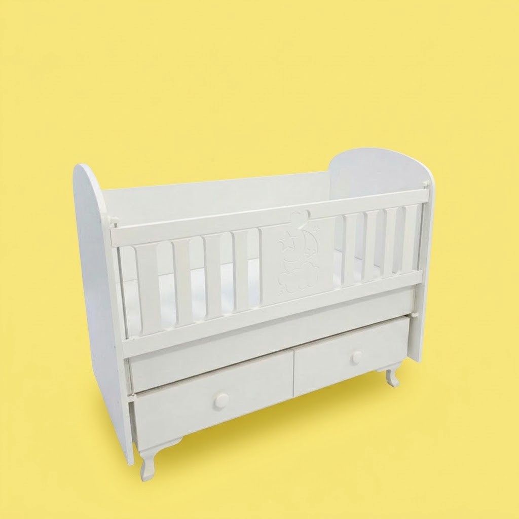 Beşik, MDF, ağ, 120x60 sm — Mallar, Bakı